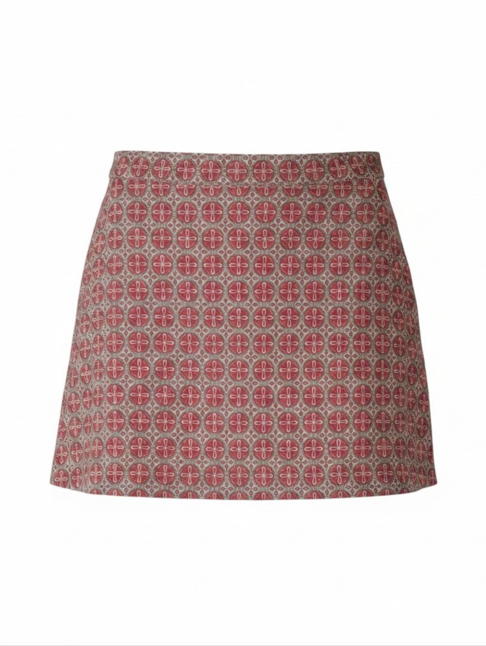 Allyson Whitmore Golf Red/Pink/Tan Geometric Shapes Skort Size 16